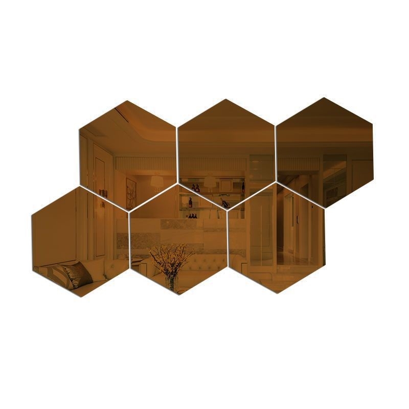 الاصطناعات الفضية الحديثة الاكريليك SML Mirror Decor